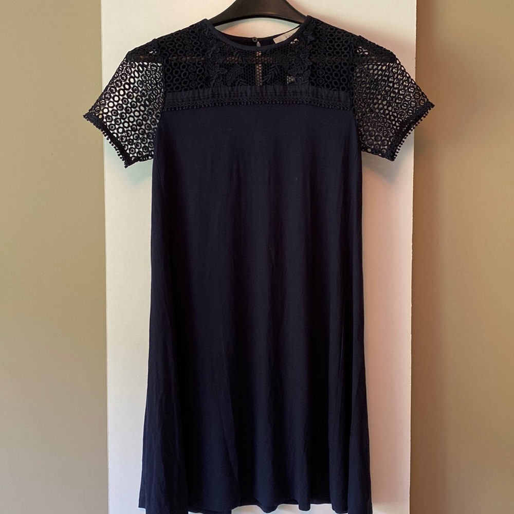 NWT! Loft Maternity Blue Shift Dress Size XS